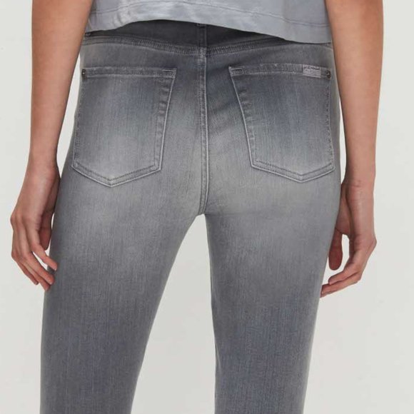 7 for All Mankind - b(air) ANKLE the SKINNY IN ALDER GREY -28 - Picture 3 of 9